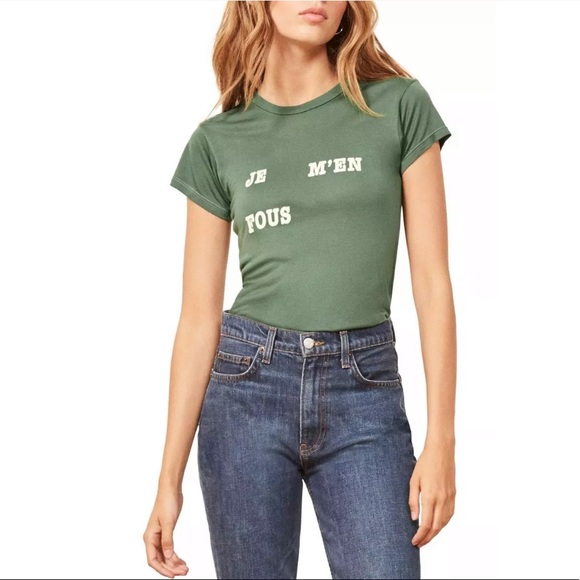 Reformation Alex slim tee in je men fous - Picture 4 of 7